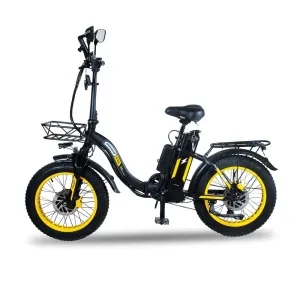 Электровелосипед Minako F11 Dual PRO, Желтый - интернет-магазин надежной и качественной электроники UralElectronica г. Екатеринбург