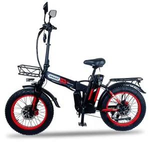 Электровелосипед Minako F10 Dual PRO, Красный - интернет-магазин надежной и качественной электроники UralElectronica г. Екатеринбург