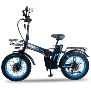 Электровелосипед Minako F10 Dual PRO, Синий - интернет-магазин надежной и качественной электроники UralElectronica г. Екатеринбург