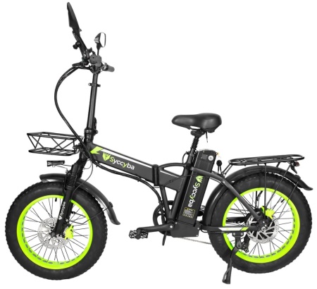 Электровелосипед Syccyba F10 Green - интернет-магазин надежной и качественной электроники UralElectronica г. Екатеринбург