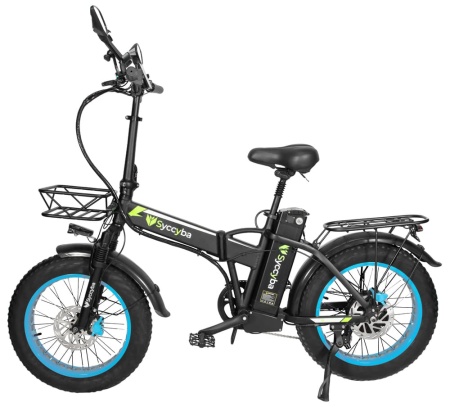 Электровелосипед Syccyba F10 Blue - интернет-магазин надежной и качественной электроники UralElectronica г. Екатеринбург